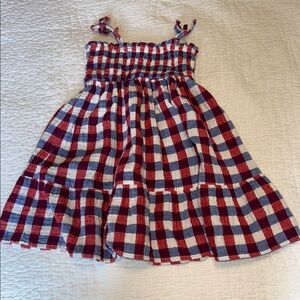 Cat & Jack Red and Blue Checkered Dress